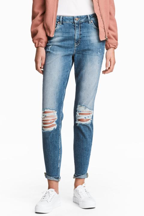 Boyfriend Slim Low Jeans