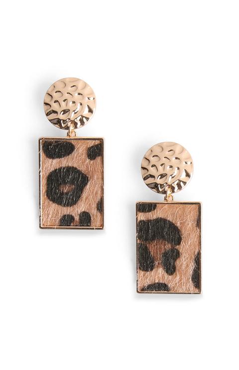 Leopard Print Earring