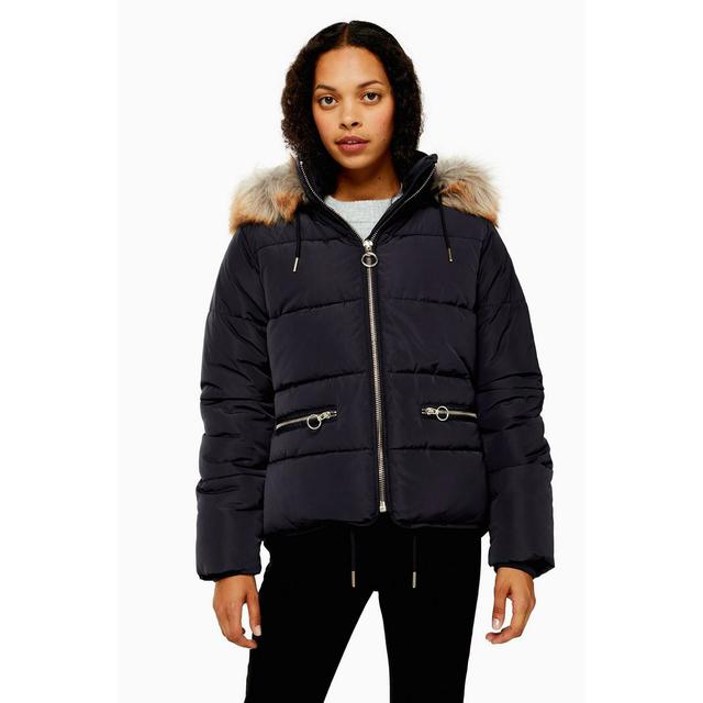 topshop petite puffer