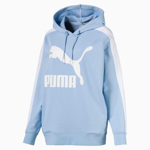 Classics T7 Logo Women's Hoodie, Azul, Talla Xxs | Puma Mujeres