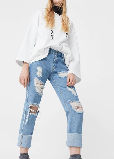 Jeans Relaxed Fringes