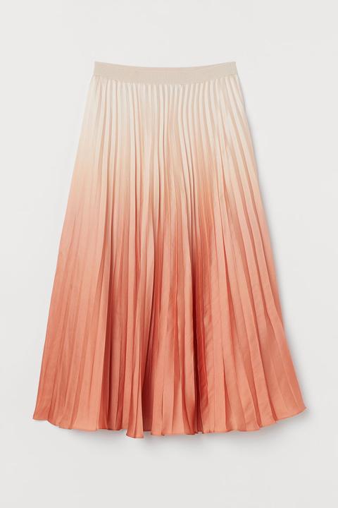 H & M - Gonna Plissettata - Arancione