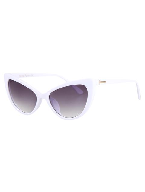 Letter T Shape Inlay Sunglasses