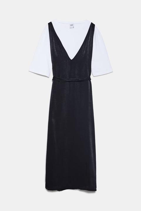 Robe Bimatière Avec Ceinture