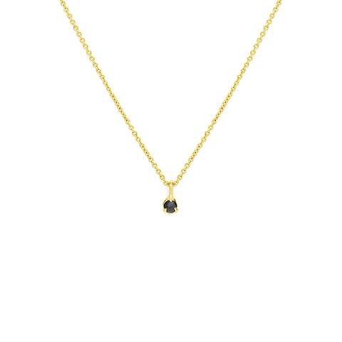 Little Drop Black Necklace