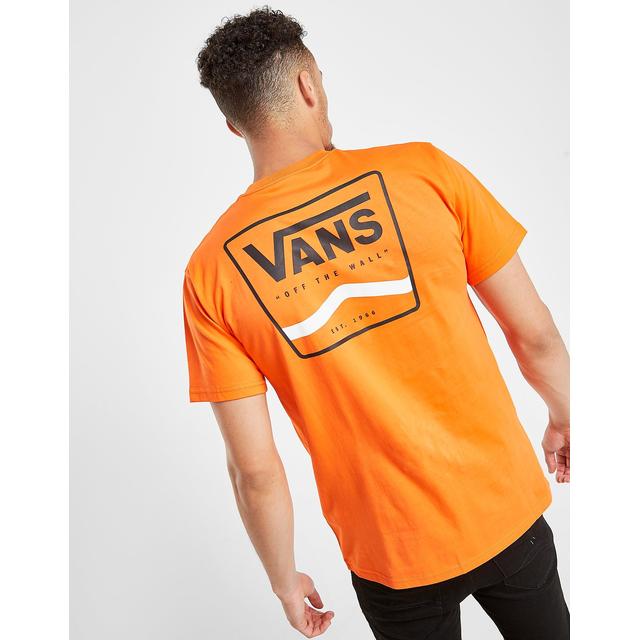 Vans Sidestripe T-shirt - Orange - Mens 