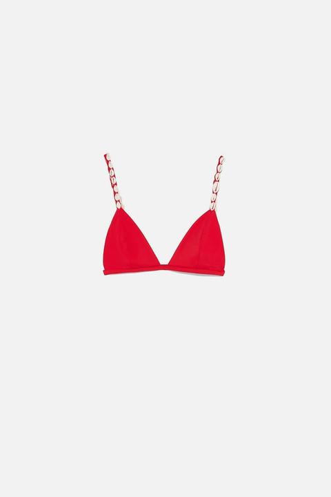 Top Bikini Con Conchiglie