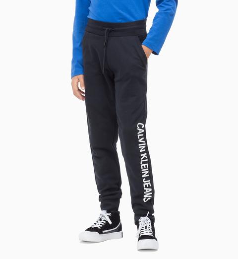 Pantaloni Da Jogging Con Logo Lucido