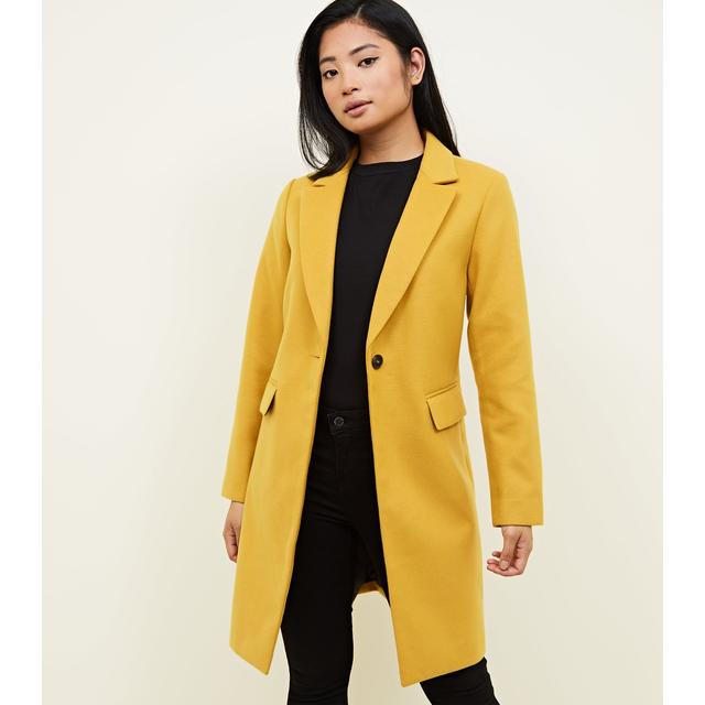 petite mustard coat