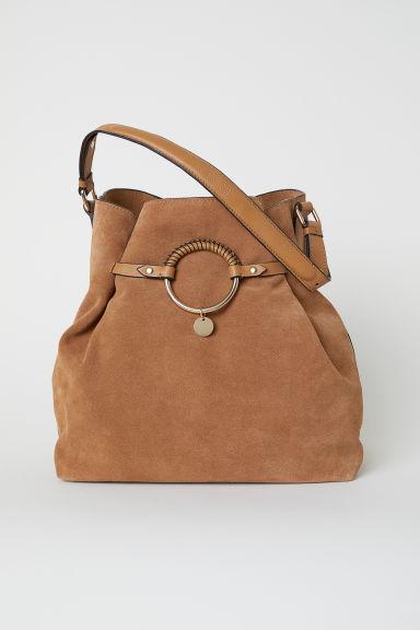 Borsa Hobo Scamosciata