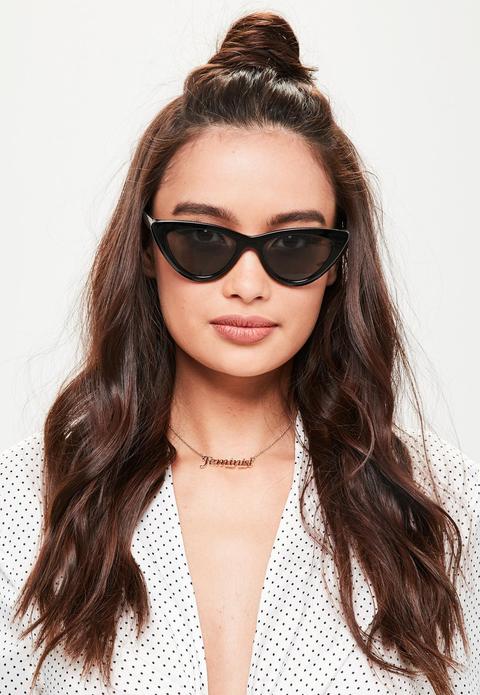 Black Cat Eye Sunglasses