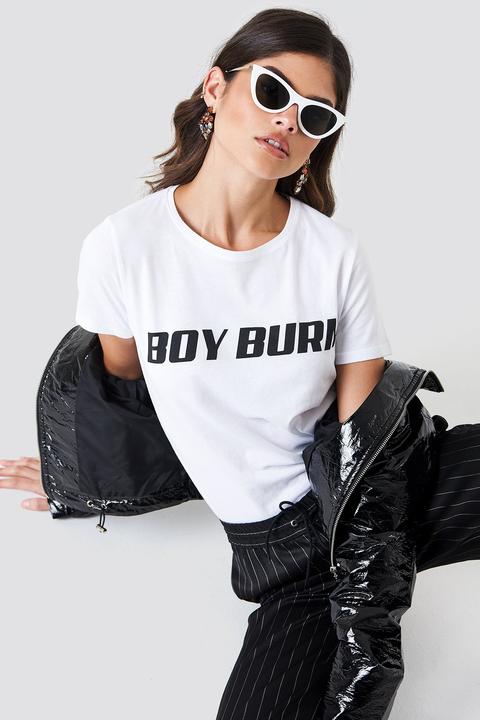 Na-kd Boy Burn Tee - White