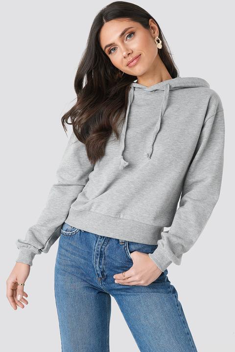 Na-kd Basic Hoodie Basique - Grey