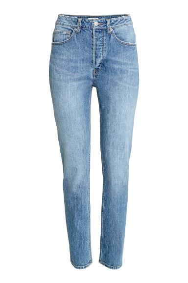 H & M - Relaxed High Jeans - Blu