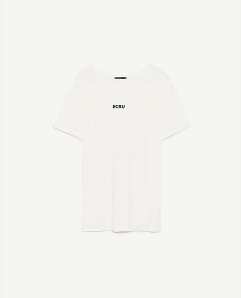 T-shirt Scritta