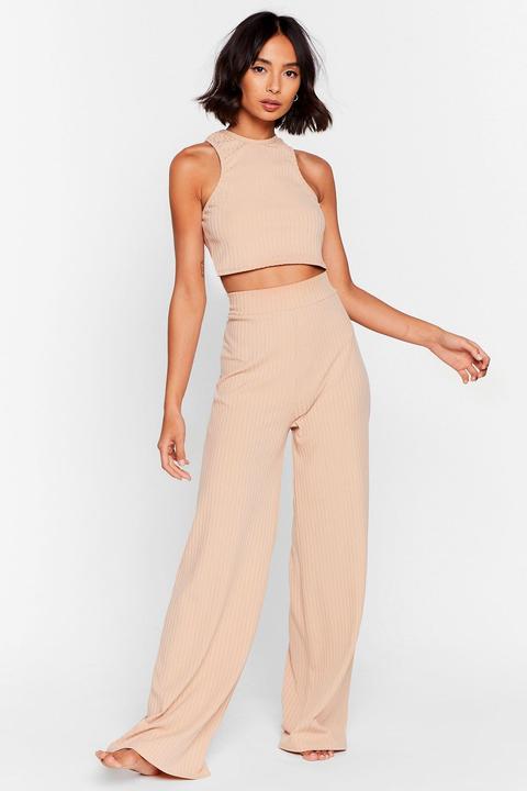 Womens Racerback To Bed Ribbed Wide