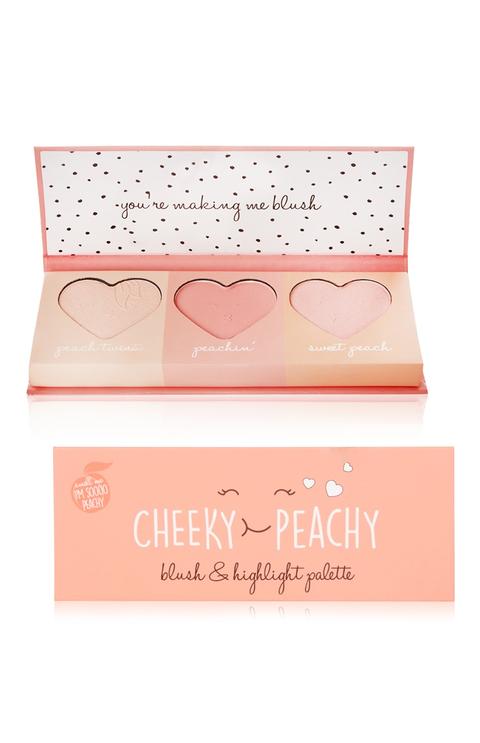 Peach Blush And Highlight Palette