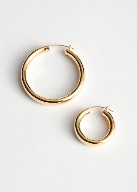 Mismatch Hoop Earrings