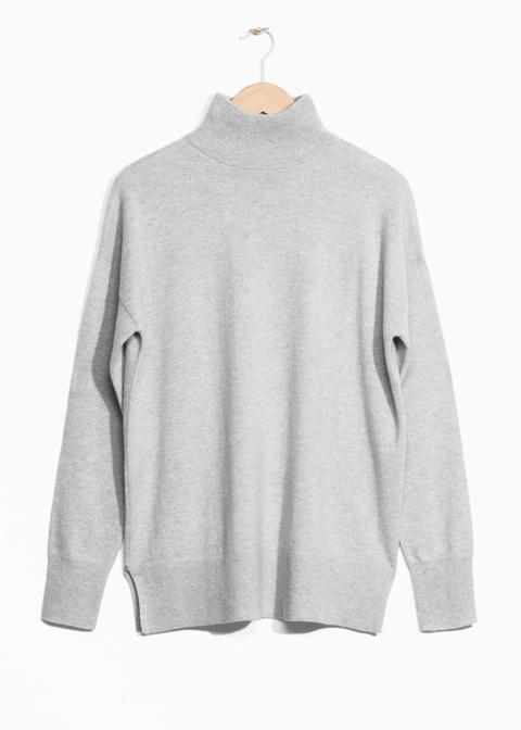 relaxed fit turtleneck
