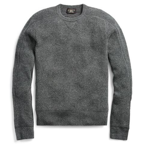 ralph lauren waffle jumper