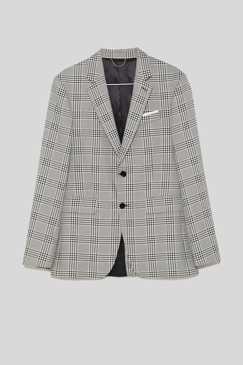 Blazer Traje Cuadros