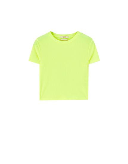 Camiseta Cropped Básica Canalé