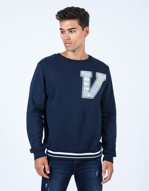 Sudadera Universitaria Marino