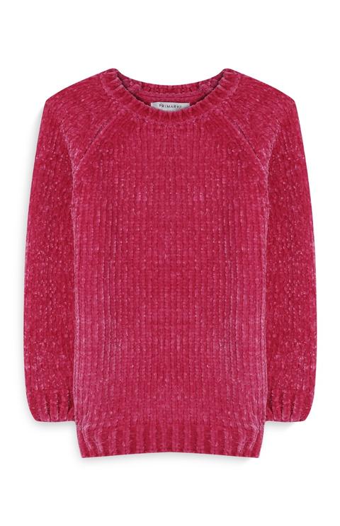 Maglione Rosa Da Bambina