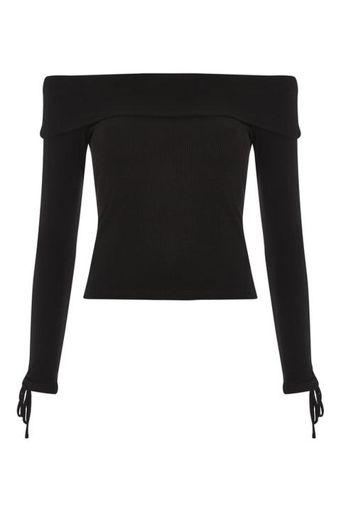 Long Sleeve Bardot Top