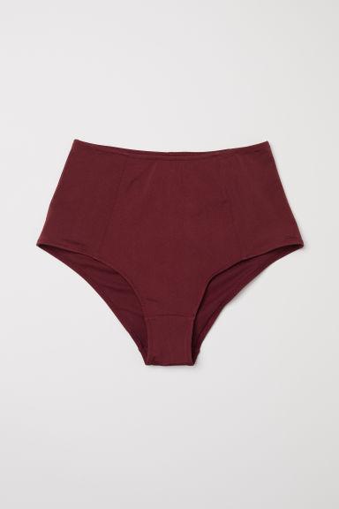 H & M - Braga De Bikini High Waist - Rojo