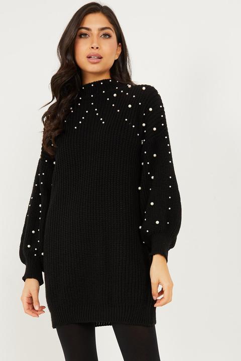 quiz knitted jumper dress