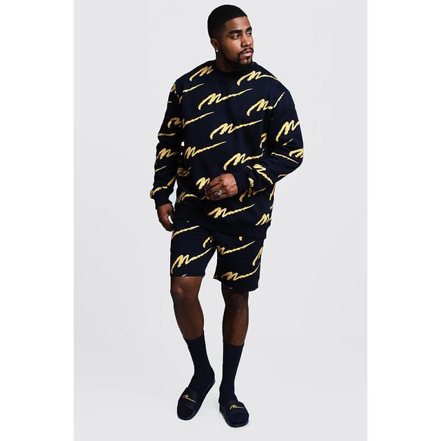 men's all over print tracksuit