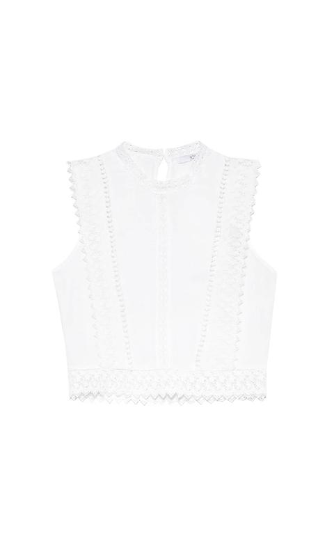 Blusa Romántica Crochet