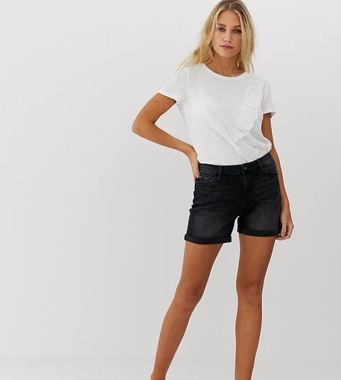 pantaloncini di jeans neri