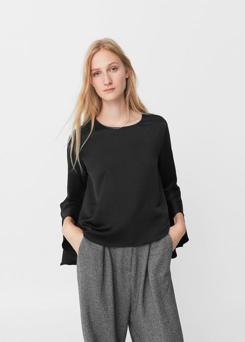 Blusa Manga Acampanada