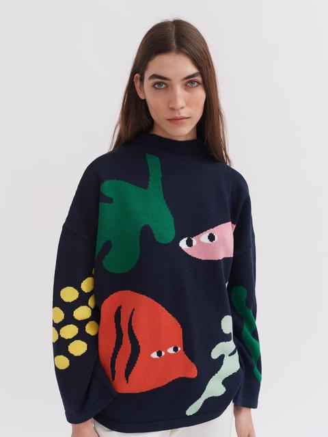 Lazy Oaf Aquarium Knit Jumper