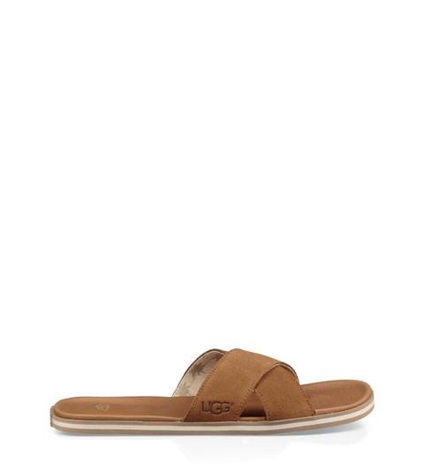 Ugg Beach Slide Sandalen Herren Chestnut 44 From Ugg On 21 Buttons