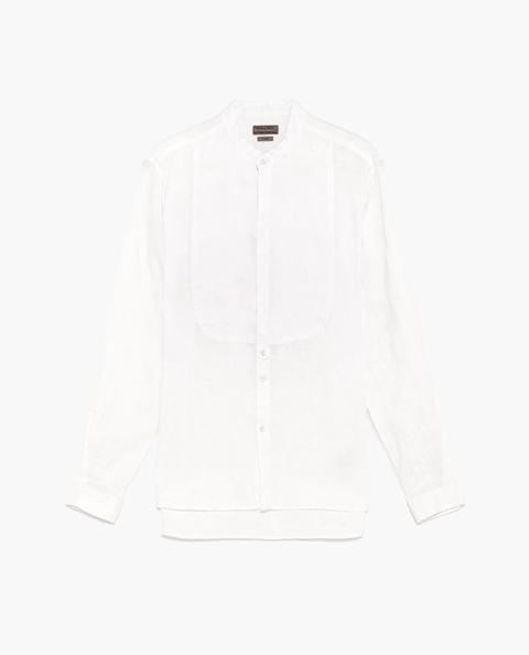 Camicia Pettorina Lino