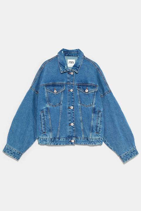 Oversize-jeansjacke