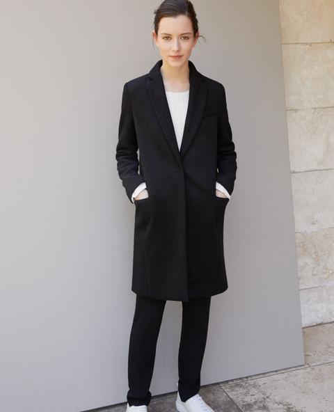 Coat With Blazer Collar