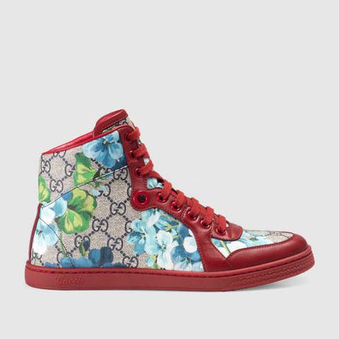 Zapatilla Deportiva De Caña Alta Gg Blooms