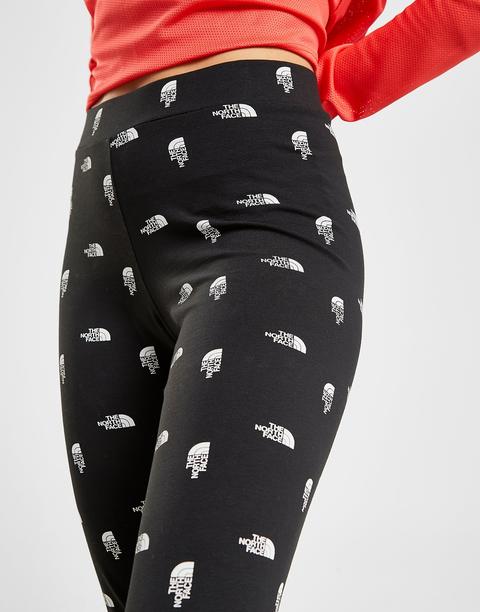 the north face all over print leggings 