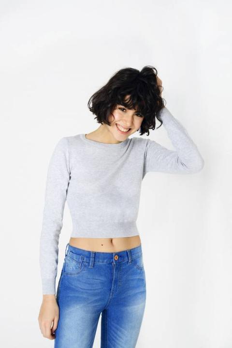 Maglia Crop Sottile