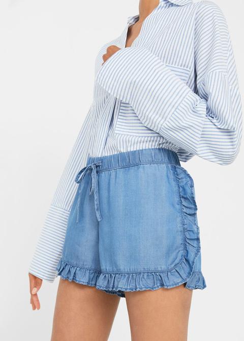 Short Denim Volantes