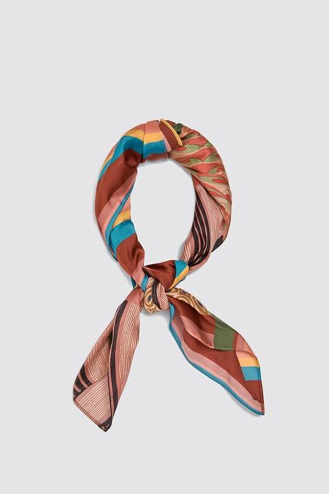 Foulard Stampato Geometrico