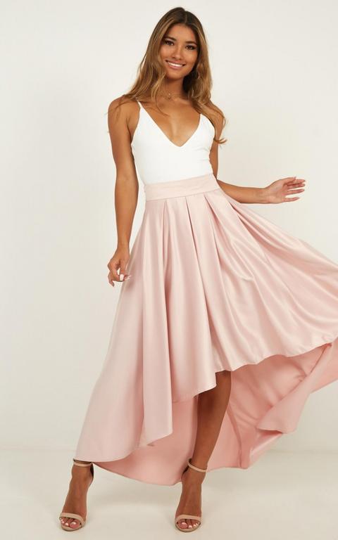 All Of The Stars Skirt In Light Pink