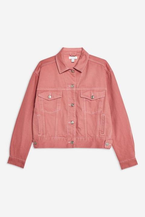 Pink Denim Jacket From Topshop On 21 Buttons