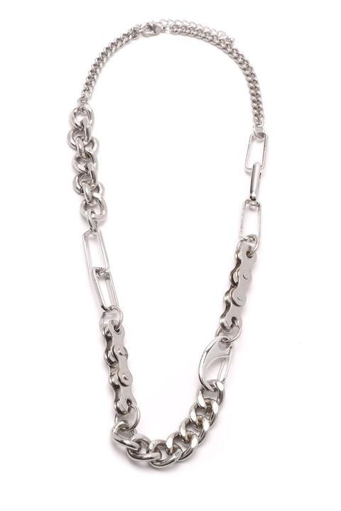 Cyber Chain Necklace - Silver