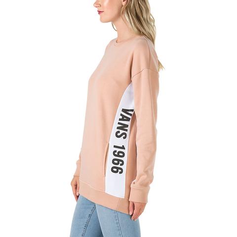 Vans Felpa Girocollo Station (mahogany Rose) Donna Rosa