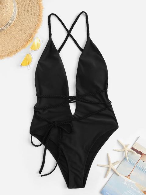 Costume Da Bagno Collo Profondo